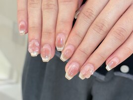 韓国風チーク×マグネットグラデ