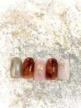 ベーシック ネイルウィザードアカデミー 麻布十番店(Basic×NailWizardAcademy)/10月【毎月厳選トレンド4種】