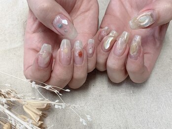 アバネイル 名駅店(AVA NAIL)/アシンメトリーネイル