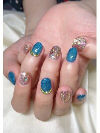 ワンカラー★ラメ★フィルイン