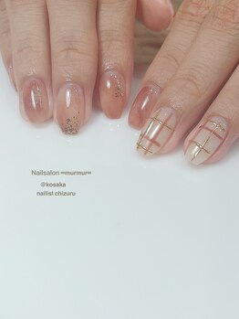 プライベート ネイルサロン マーマ(murmur)/チェックネイル