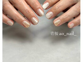 アオネイル(青桜 ao_nail_)/《お試し》ワンカラーコース