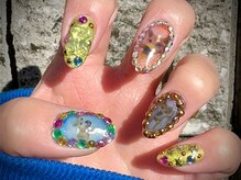 ヌル ネイル 堀江(NURU NAIL HORIE)/個性派うちの子ネイル！