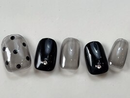 シアーブラックドット¥6000