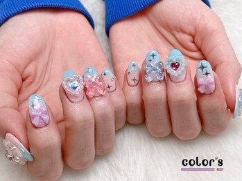 カラーズ ブルー 渋谷店(color's blue)/ゆめかわネイル