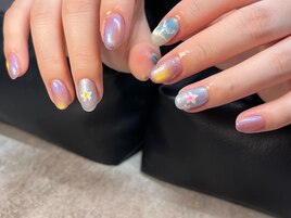 ハワイの思い出ネイル