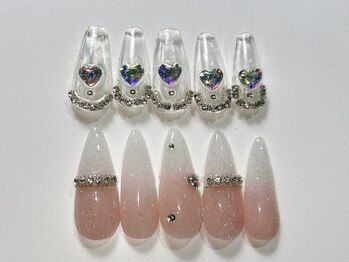 u.Neek【ユニーク】長さだし/スカルプ/定額/持ち込み/海外風/ベイビーブーマー/【スカルプ】定額デザイン