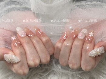 エムプラスネイル 新宿(M+Nail)/春ネイル