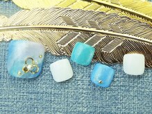 ネイルズガッシュ 大森駅前店(NAILs GUSH)/爽やか波グラデ＊