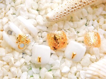 ネイルサロン ドルチェネイル 柏店(Dolce.Nail)/フットデザインコース☆足湯付き