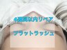 【4週以内】フラットラッシュ　80本まで　¥4500