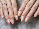 ベースカラー有 フレンチネイル