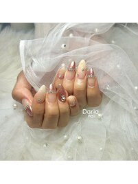 春夏人気！ピンクミラーネイル