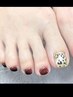 【フット親指アート】¥7700→¥6600