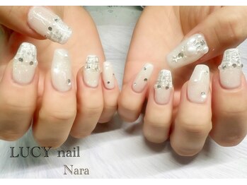 ルーシー 心斎橋(LUCY)/ツイードネイル 10本アート