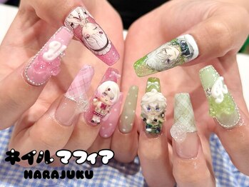 ネイルマフィア 原宿(NAIL MAFIA)の写真/【痛ネイルの施術も可能】お客様の理想を創り上げる驚きの再現率！※痛ネイルのご予約はLINE@のみ