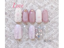 オーブ(AUBE)/1.2月風水ネイル 恋愛運