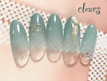 ビューティーネイルサロン クリアーズ(Clears)/アースカラーのグラデーション