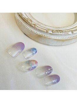 ボンドストリートビューティー 神戸長田店/お花フレンチネイル