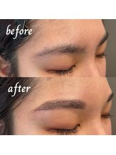 アイブロウドット 西宮(iBROW.)/美眉スタイリングBefore→After