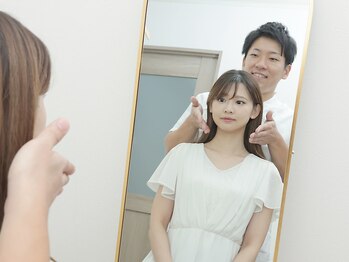 スマイル 神戸魚崎店(SMILE)/鏡の前でカウンセリング