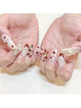 アイラッシュサロンアールツー(eyelash salon R2)/ 持ち込み/ハートネイル