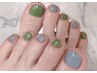 【Foot】　ワンカラーorラメグラデーション　¥6,600→¥6,300
