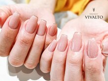 ワールド ビューティ ヴィヴァルト 宝塚店(WORLD BEAUTY VIVALTO)/シンプルネイル/ミラーネイル