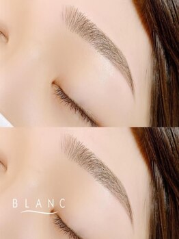 アイラッシュサロン ブラン イオンモール水戸内原店(Blanc)の写真/【リピーター続出!理想の眉に★】骨格分析&WAXで垢抜け好印象♪+おでこWAXでお顔のくすみを改善!眉メイク付
