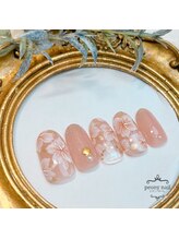 ピオニーネイル(peony nail)/ハイビスカス