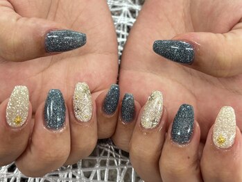 ディーネイル 池袋(D-nail)/〇星空ネイル