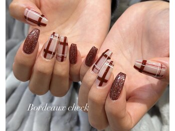 チェックネイル Ichika