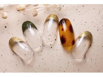 ネイルクローネ(nail crone)/ニュアンスべっ甲ネイル