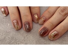 秋色ニュアンスアート