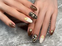 ファーストネイル(First nail)/奥行きレオパード★