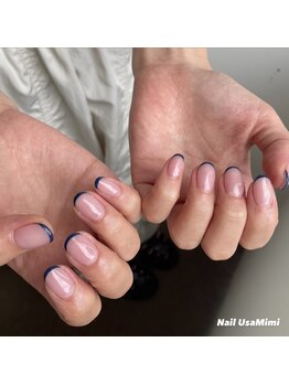 ネイル ウサミミ(Nail UsaMimi)/ベースありフレンチ