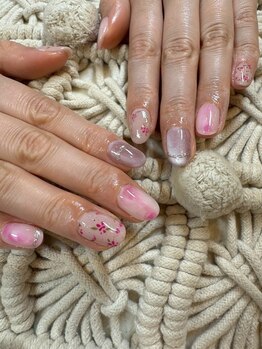 リリフリー(riri Free)/マグネットネイル 小花柄ネイル