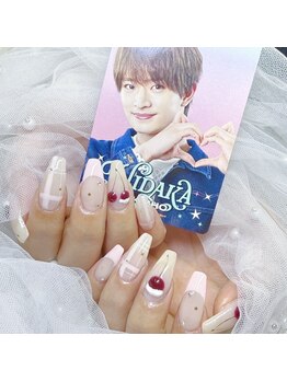 ピョルネイル 流山おおたかの森(Byeol Nail)/#アートネイル#持ち込みデザイン