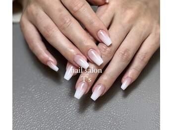 ティーズ(T's)/トーン爆上がり♪白グラデ♪