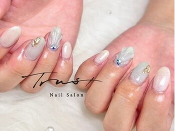 トラストネイル 佐野店(TRUST Nail)/人魚の鱗ネイル
