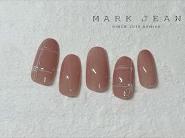 266.チェック ピンク パール