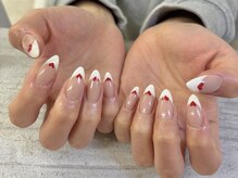 ネイルサロン ドゥ(Nail Salon Doux)/【ラテリア】ハートフレンチ