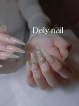 デリーネイル(Dely_nail)/ロング・ビジューハート