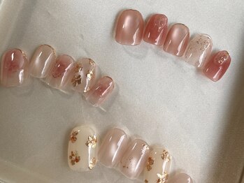 アメリアンドカシェット(Amelie&Cachette)/ニュアンスネイル:maika