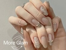 モアグラム 池袋東口店(More Glam)/ツイードネイル