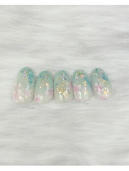 キュント(Qun’t)/桜と空のデザイン