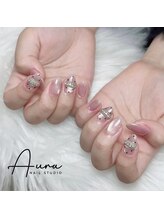 オーラネイル(Aura Nail)/大人ワンホンネイル