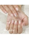 箔を埋め込んだデザイン