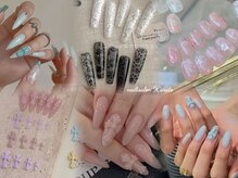 ナインカラット 神田店(9 Carats)の雰囲気（ストンパーツ500種類以上華やかのイベントネイルも☆）