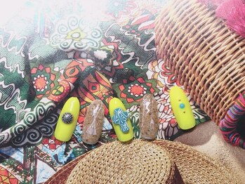 ネイルサロン&スクール ジーナ(GINA)/サンドネイル♪視線独り占め!